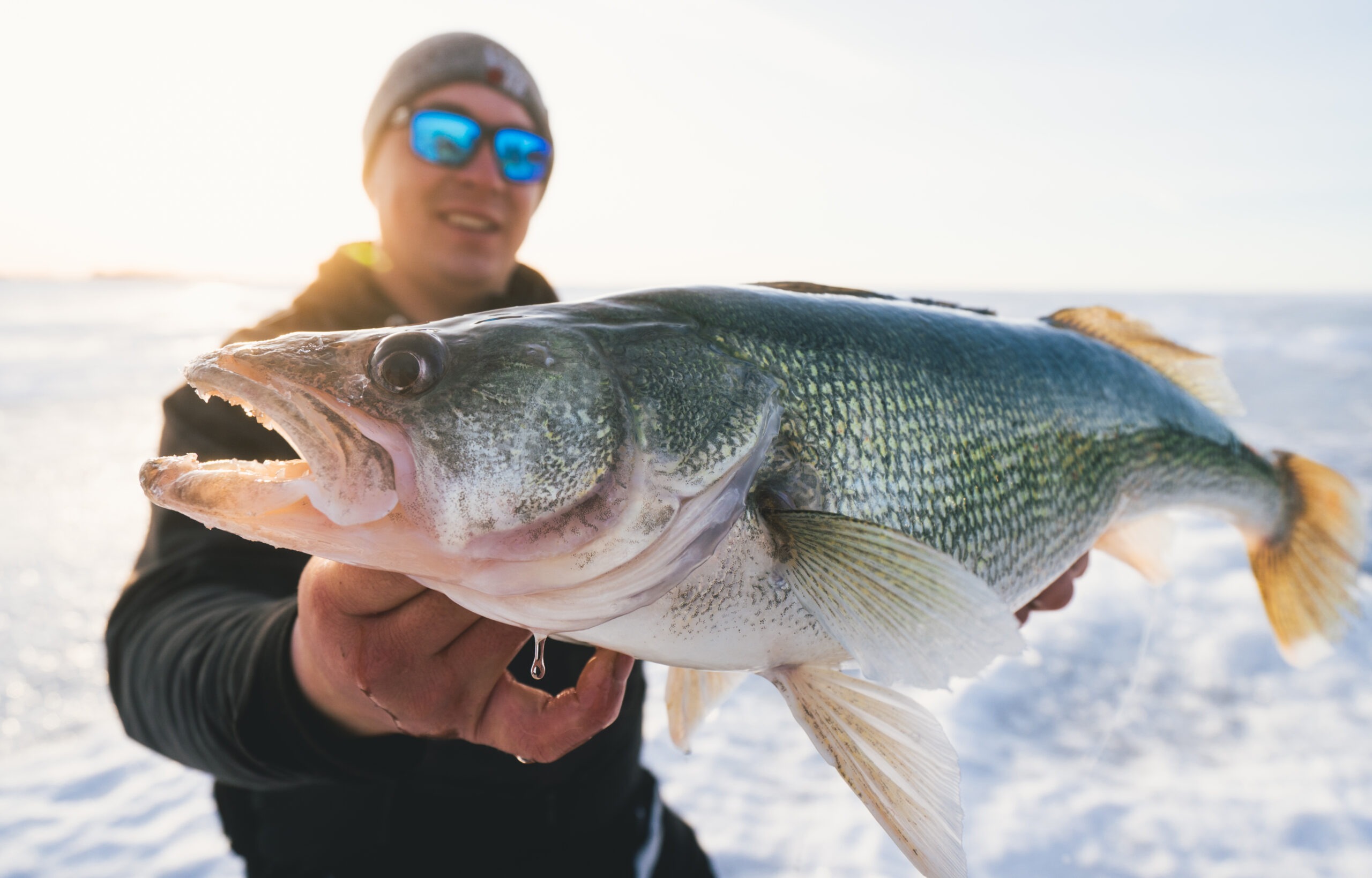 Eisfischen auf dem Lake Winnipeg